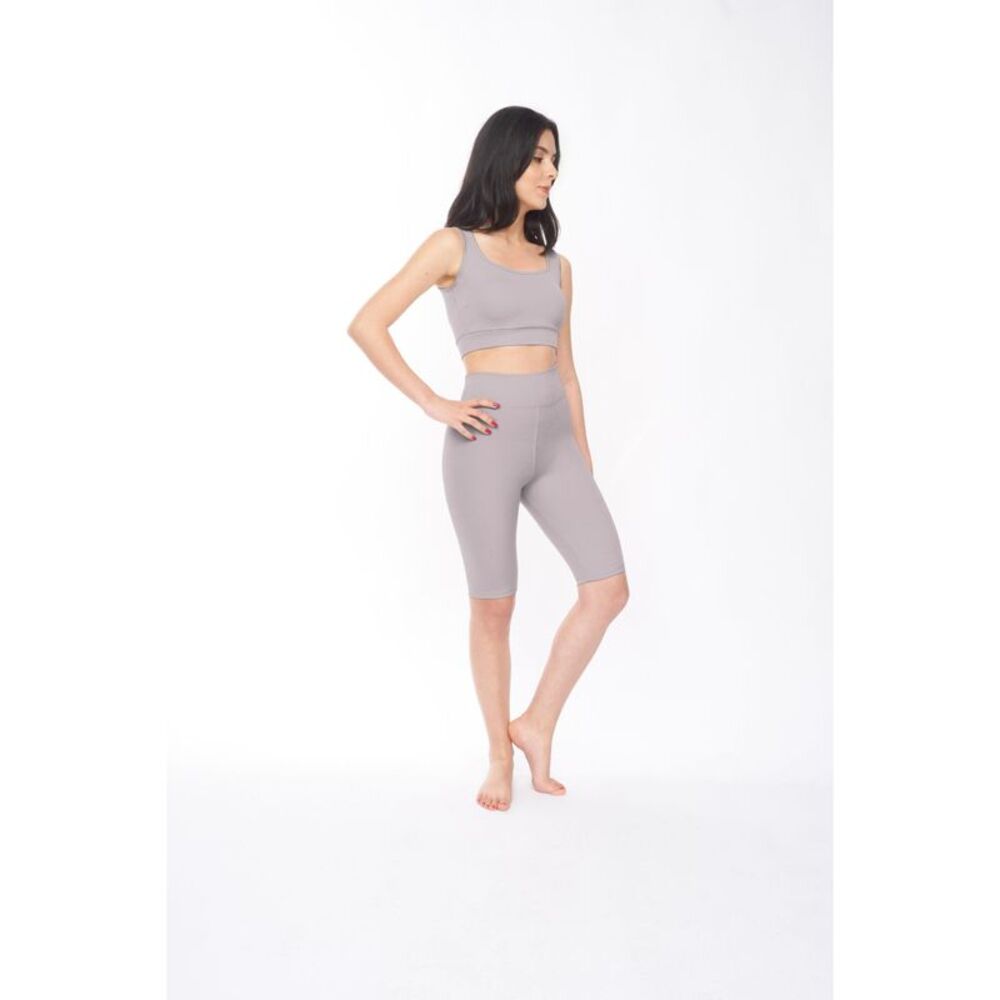 Womens/Ladies Mira Ribbed Shorts / Taupe